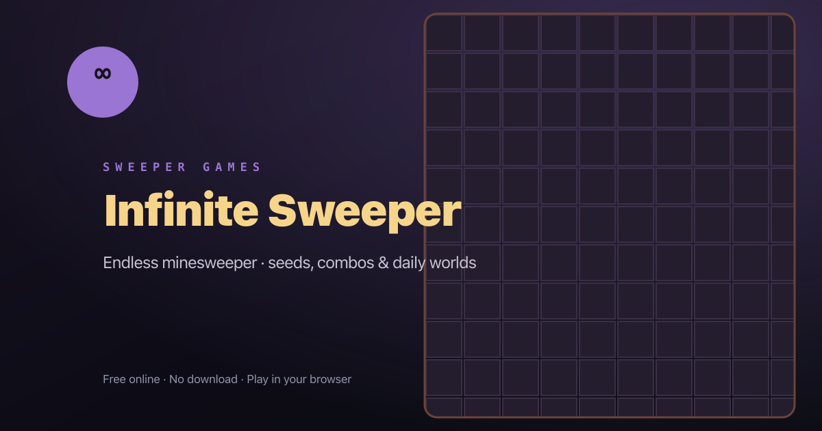 Infinite Sweeper — play free online